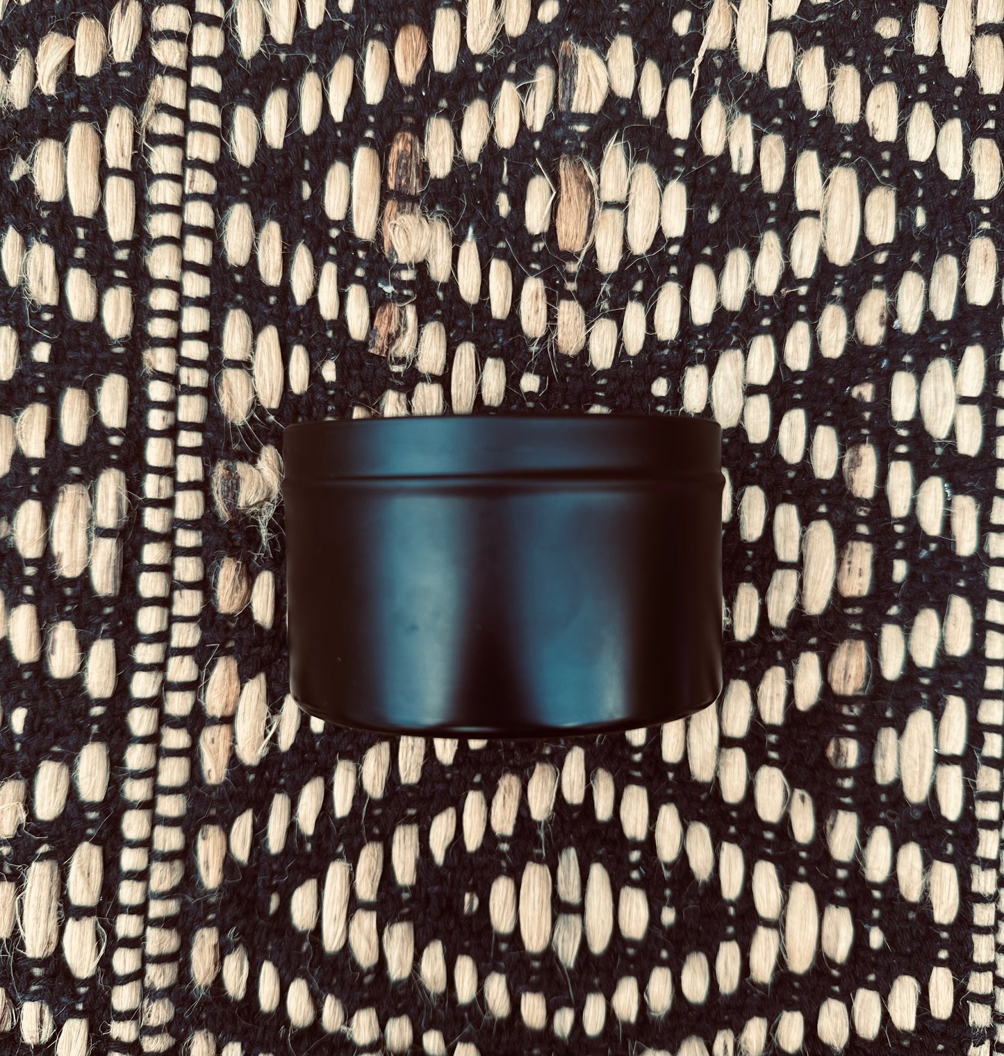4oz Black Tin Candle