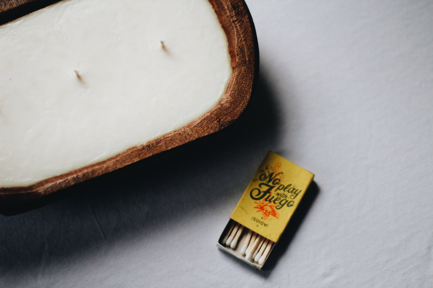 Dough Bowl Candle - Brown