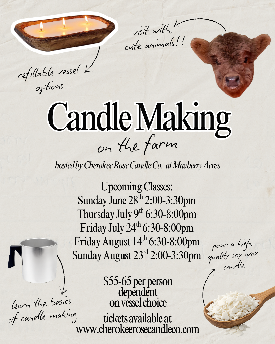 7/24 Candle Making on the Farm