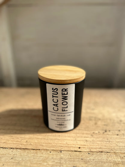 Black Glass Candle